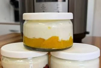 Yogur casero hecho en la olla multifuncional
